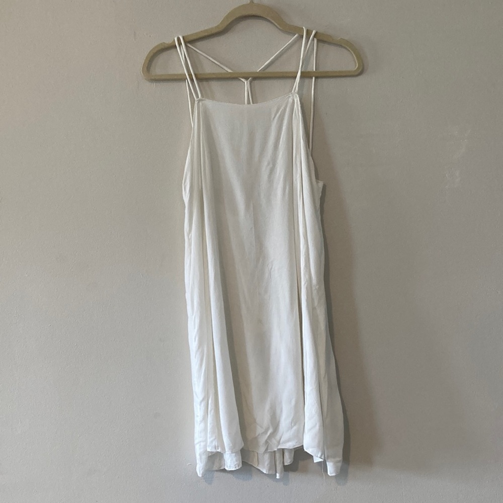 NWT boho me flowy white sheer dress size medium